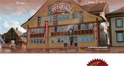 Desktop Screenshot of hotel-appenzell.ch